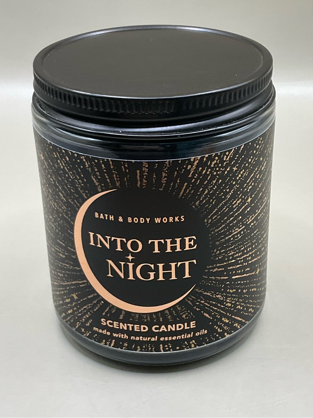 Bath And Body Works Into The Night Candle Raspberry Amber Rose Patchouli Mocha